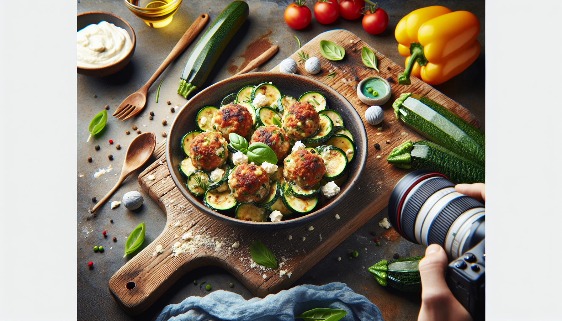 polpette ricotta e zucchine